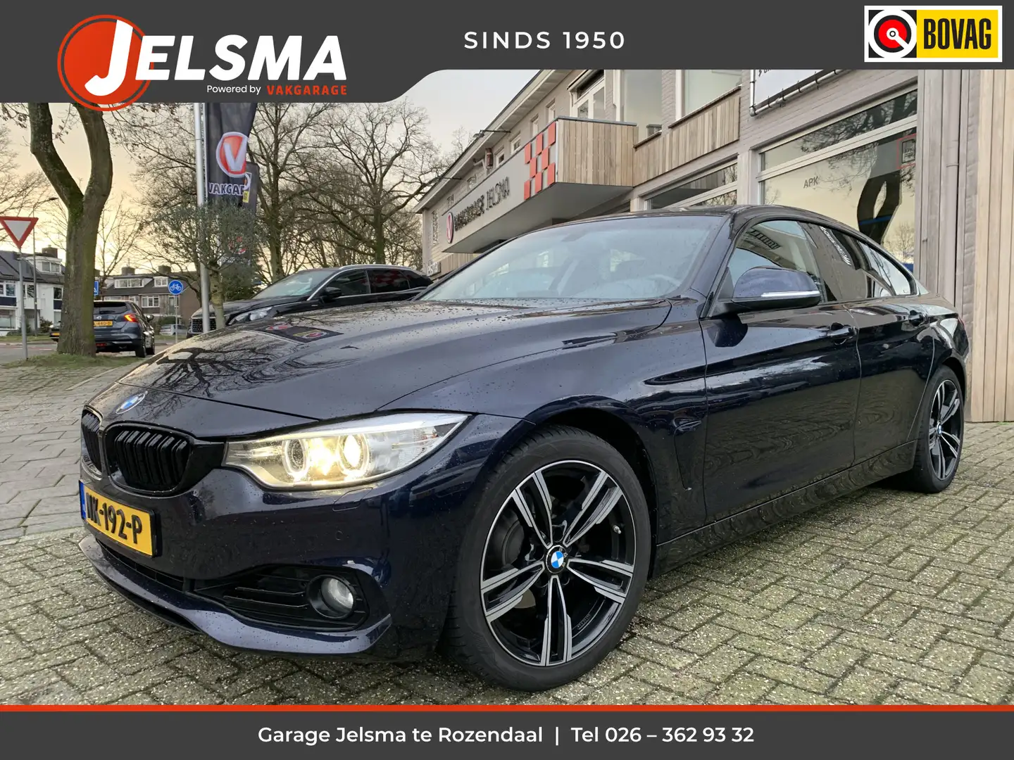 BMW 418 4-serie Gran Coupé 418i High Executive Aut. M-Spor Blauw - 1