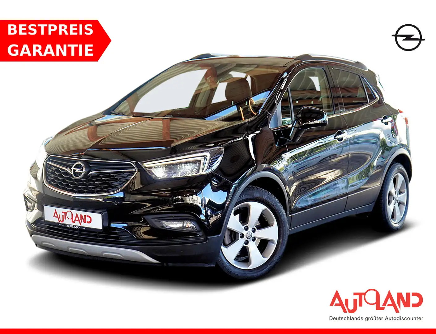 Opel Mokka X 1.4 Turbo Edition AHK Kamera LED Navi Schwarz - 1