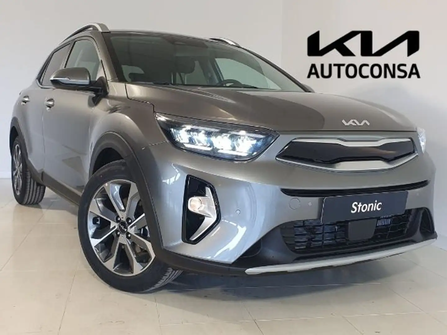 Kia Stonic 1.0 T-GDi 74kW MHEV MT Style Edition Gris - 1