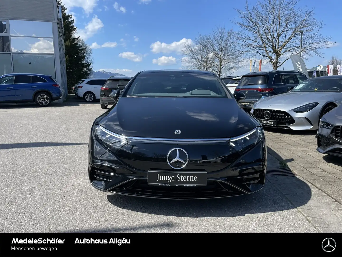 Mercedes-Benz EQS EQS 580 4M AMG 21 MASSAGE Airmatic HA-Lenk NP167 Чорний - 2
