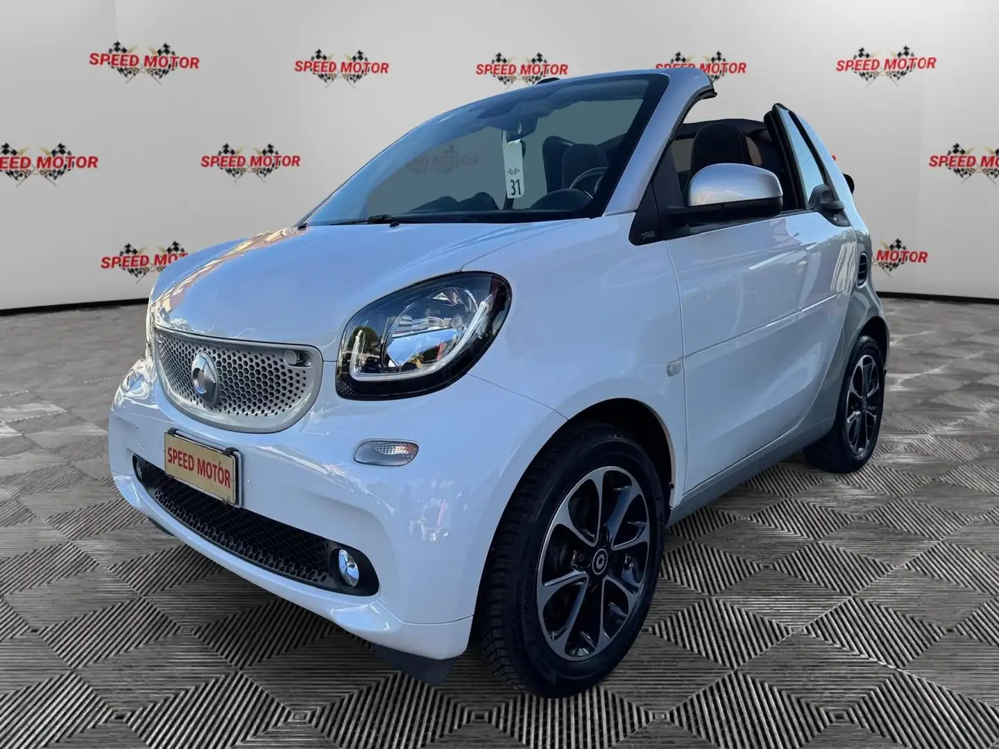 smart forTwo fortwo 90 Turbo CABRIO Passion, LED, STEREO JBL ! Blanc - 2