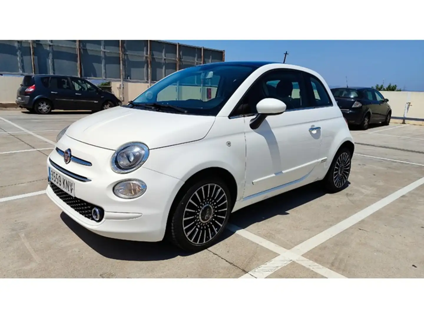 Fiat 500 1.2 Lounge Blanc - 1