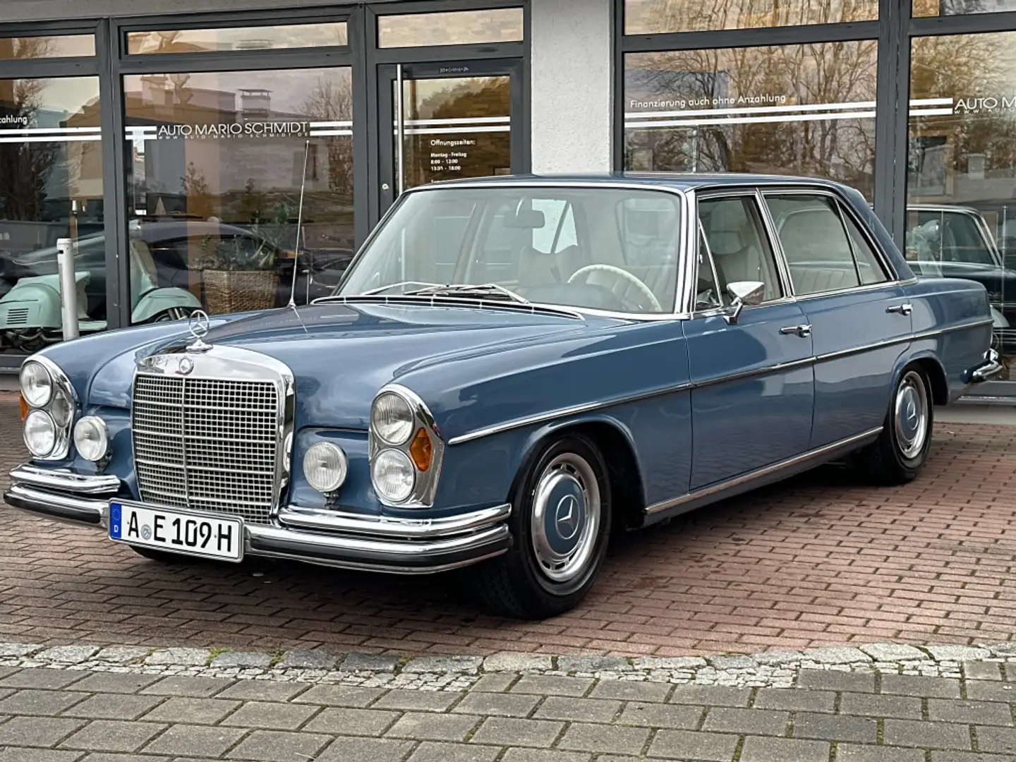 Mercedes-Benz 300 SEL 3.5l V8 Leder*Klima*4el.FH* Blau - 1