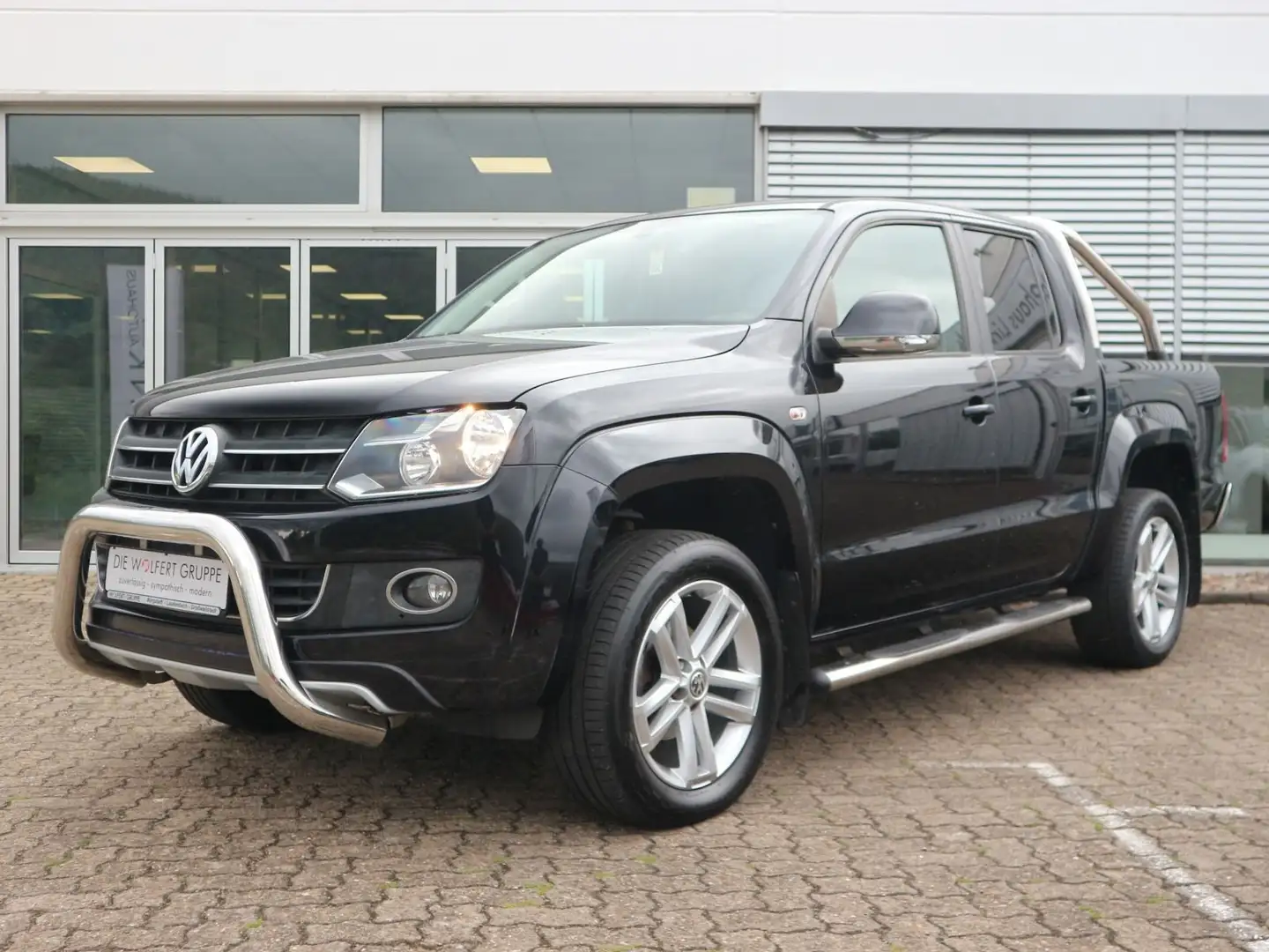 Volkswagen Amarok Highline DoubleCab 2.0 TDI 4Motion AHK NA Negru - 2