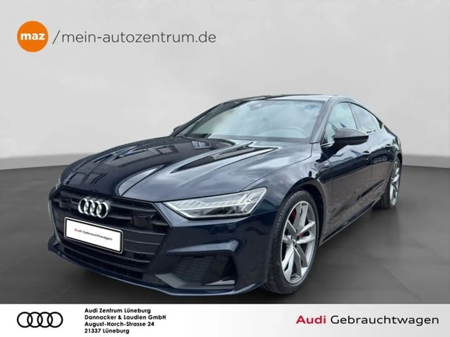 Audi A7 Sportback 55 2.0 TFSIe quattro S line Alu Mat Azul - 2
