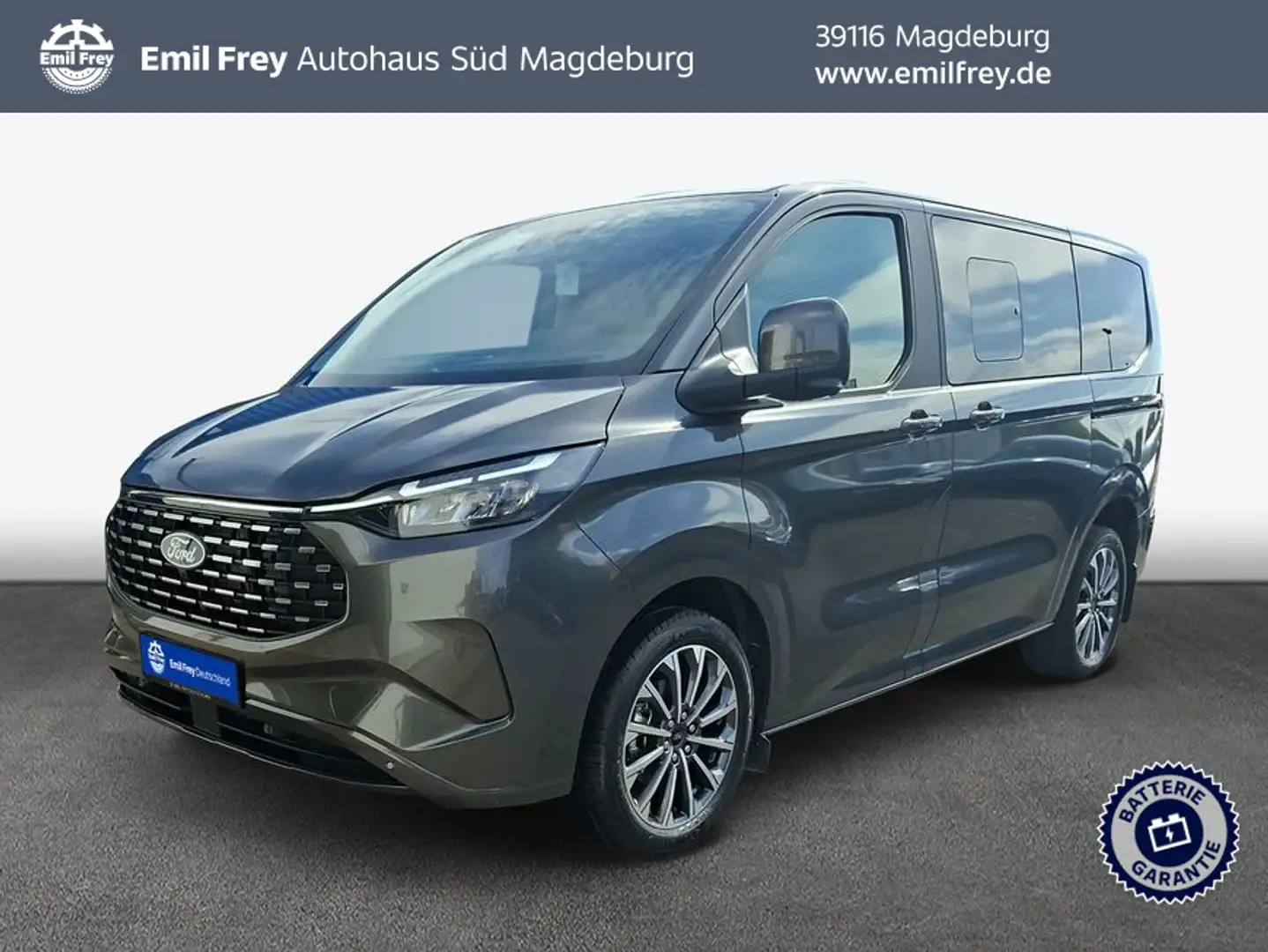 Ford Tourneo Custom 340 PHEV L1H1 VA TitaniumX 87 kW, 5 Grigio - 1