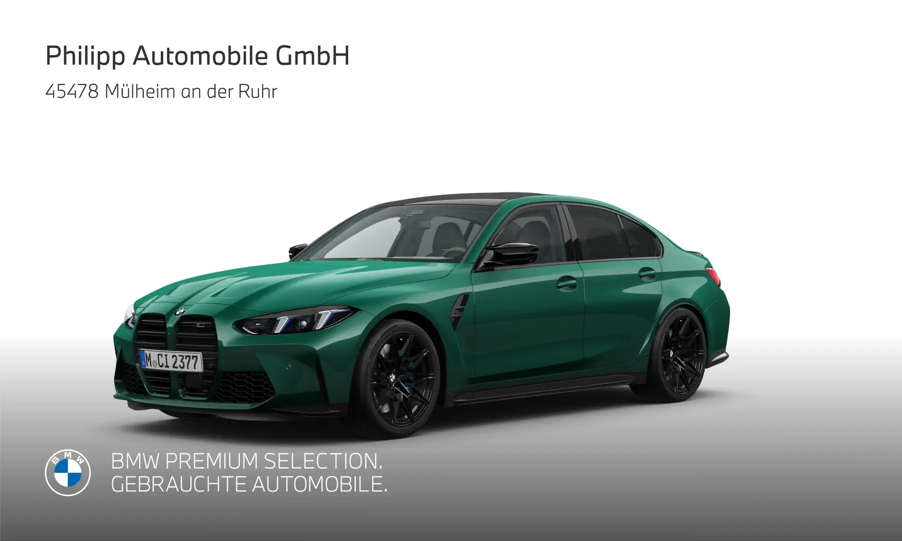 BMW M3 Competition MxDrive h&k DA-Prof 360° Ad-LED Grün - 1