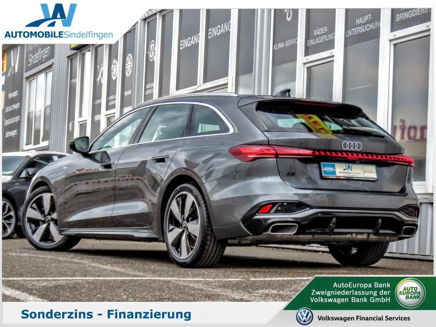 Audi A5 Avant TFSI 150KW S tronic 2x S line TECH uvm. Grijs - 2