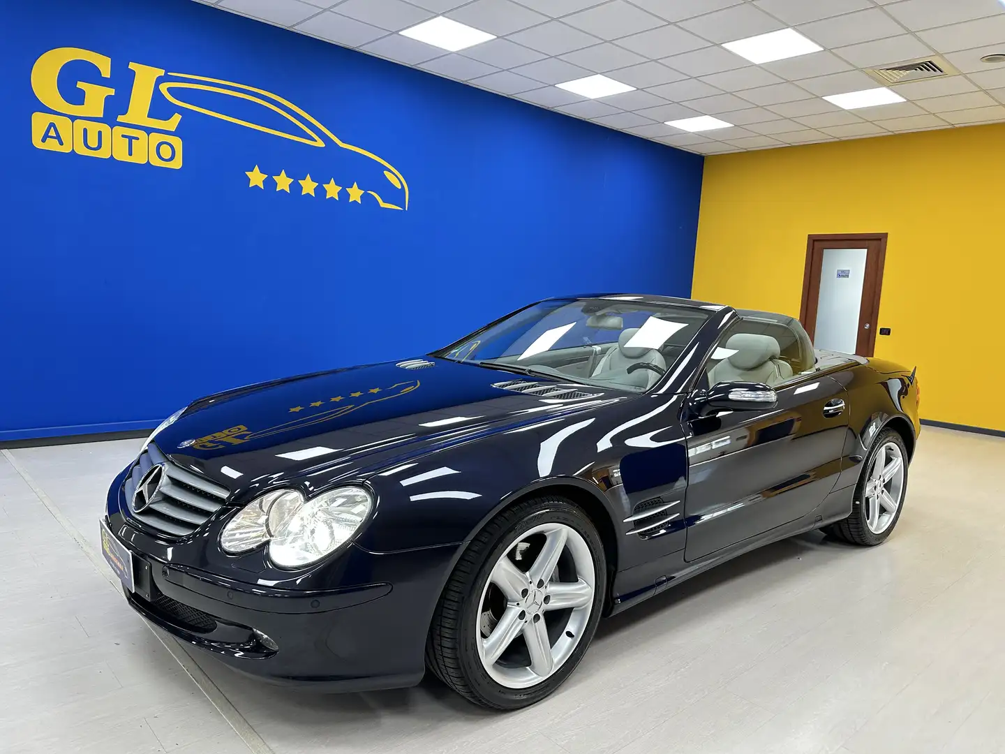 Mercedes-Benz SL 350 V6 245 CV*1PROPRIETARIO*BOOK SERVICE*MERAVIGLIOSA* Blauw - 1