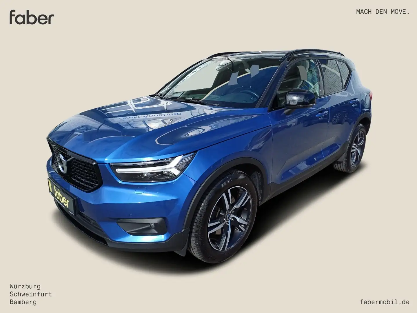 Volvo XC40 D4 AWD R-Design Polestar Blue - 2