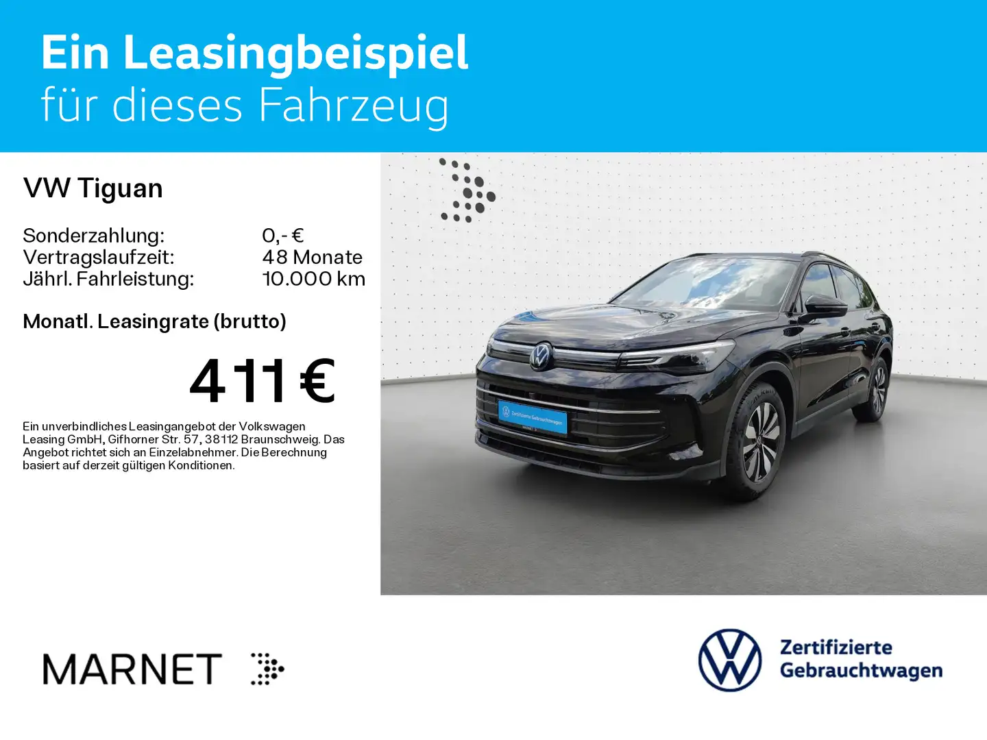Volkswagen Tiguan Life GOAL 1.5 eTSI DSG*AHK*ASG*KAMERA*NAV Noir - 2