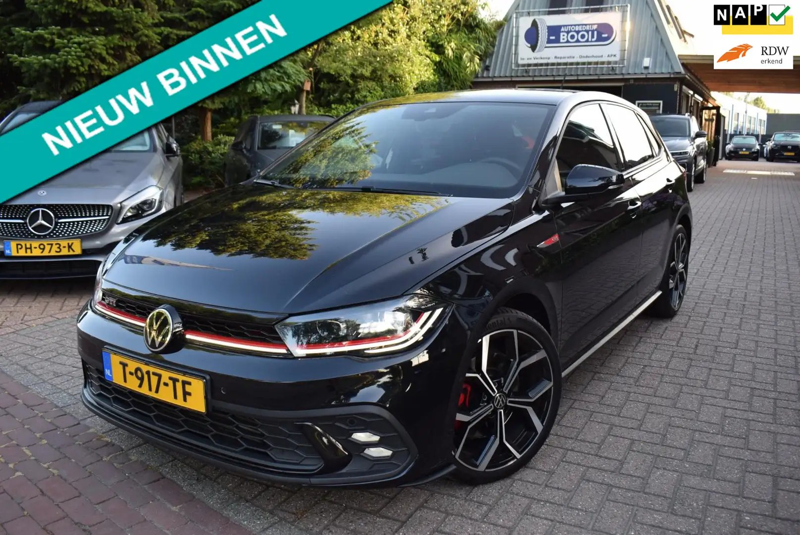 Volkswagen Polo GTI 2.0 TSI 207PK AUTOM ADAP CRUISE/NAVI/CARPLAY/AIRCO Zwart - 1