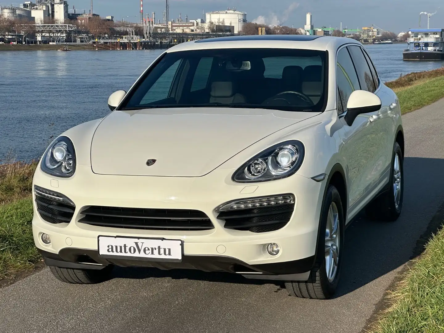 Porsche Cayenne S *CarPlay*ServiceNeu*ServoPlus*Mwst* Weiß - 1