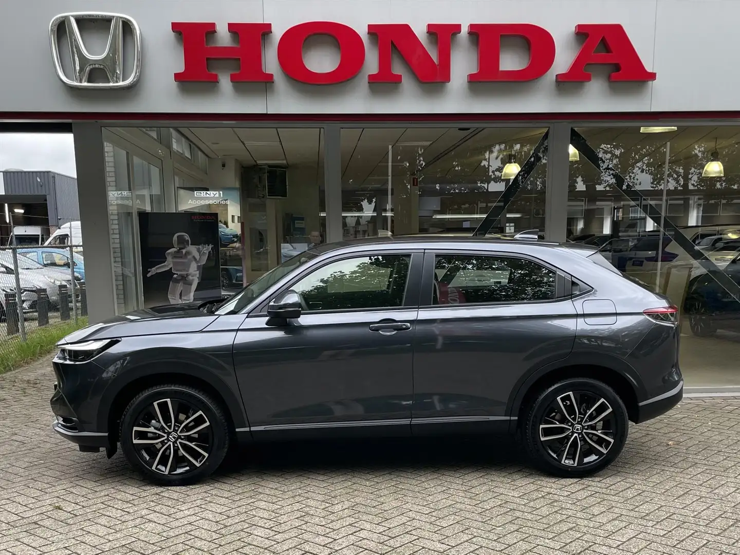 Honda HR-V Hybrid 1.5 e:HEV Elegance eCVT // Lederen interieu Grijs - 2