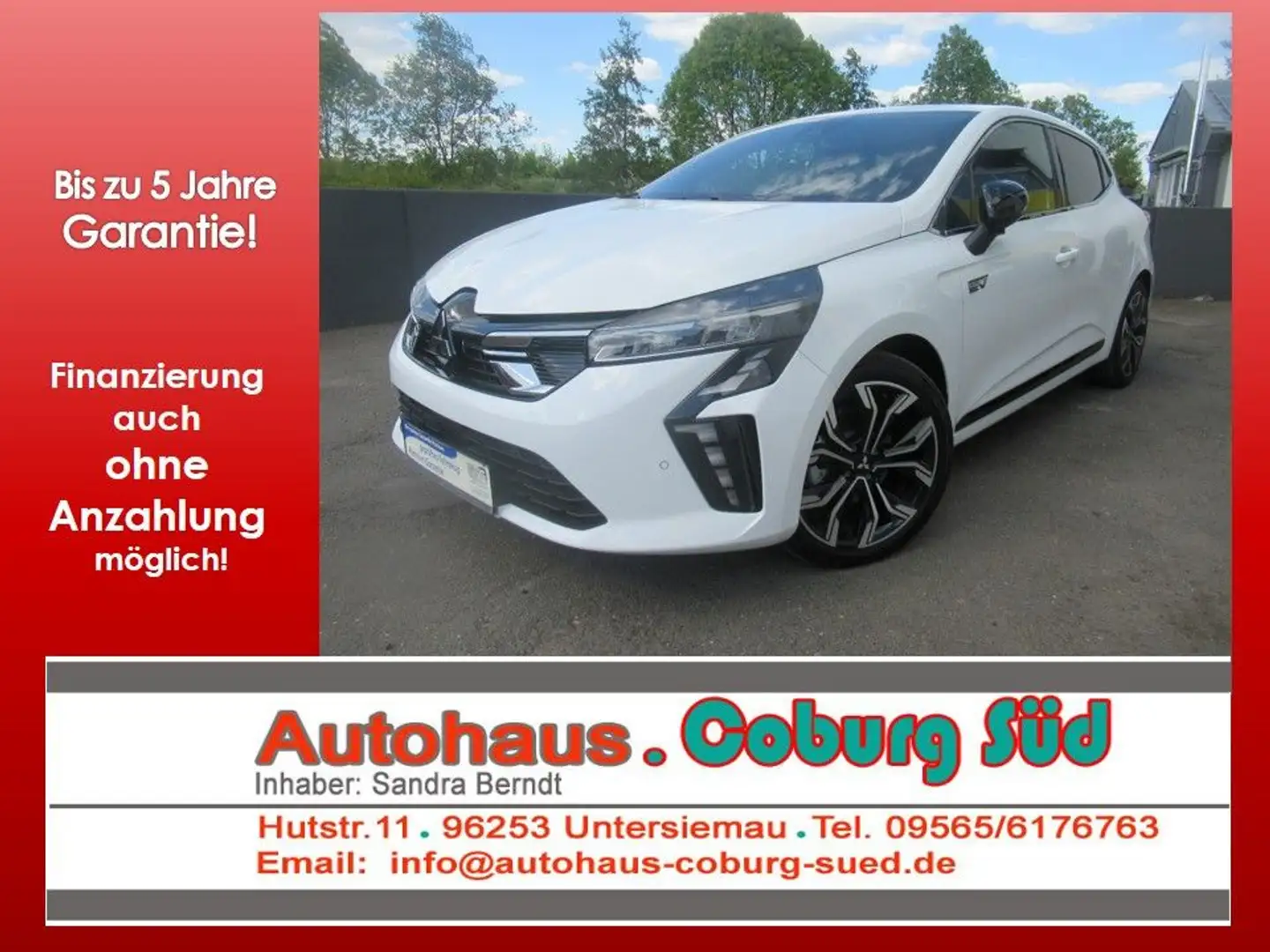 Mitsubishi Colt 1.6 Benziner Hybrid LED SHZG ALU DAB+ TOUCH Blanco - 1