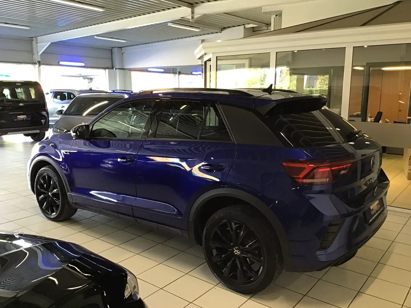 Volkswagen T-Roc 1.0 TSI R-Line BJ11/2024 21059KM CAMERA NAVI DAB Blauw - 2