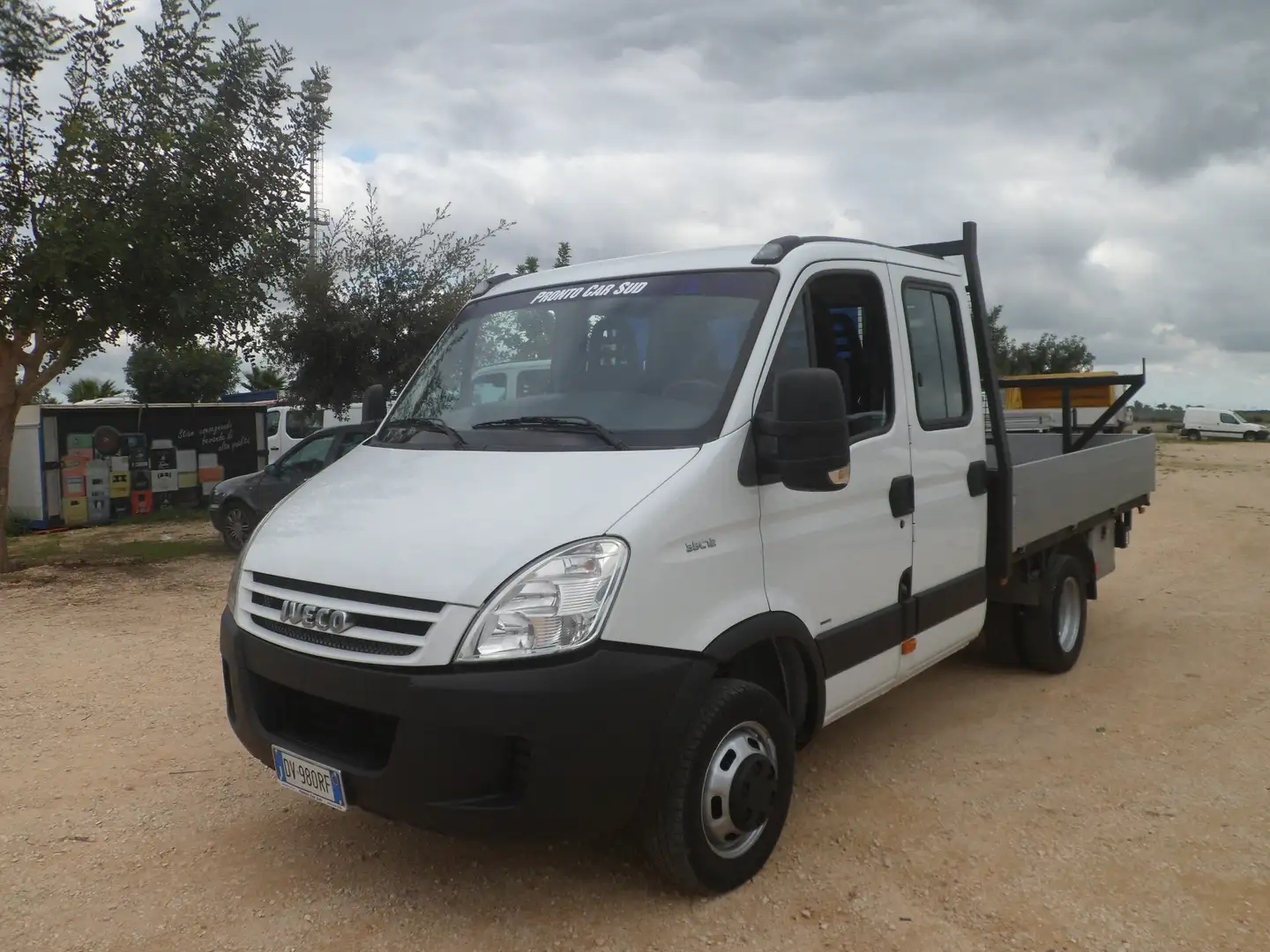 Iveco Daily doppia cabina cassone fisso Blanc - 1