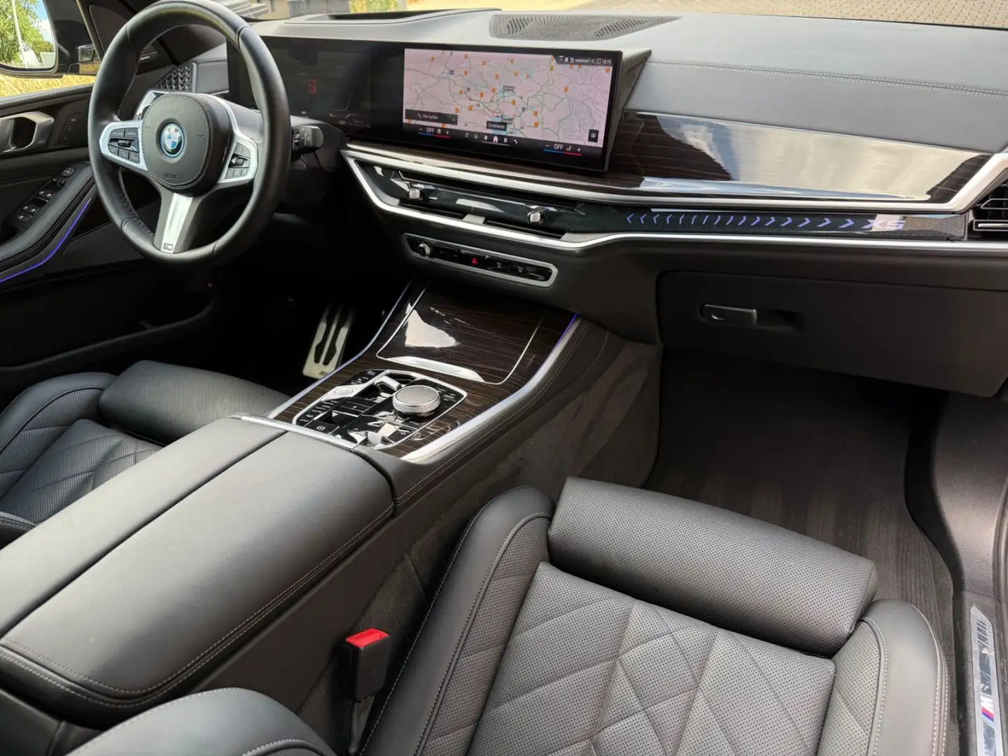 BMW X5 50 e xDrive M SportPro Luftfeder LED AHK 21" Noir - 2