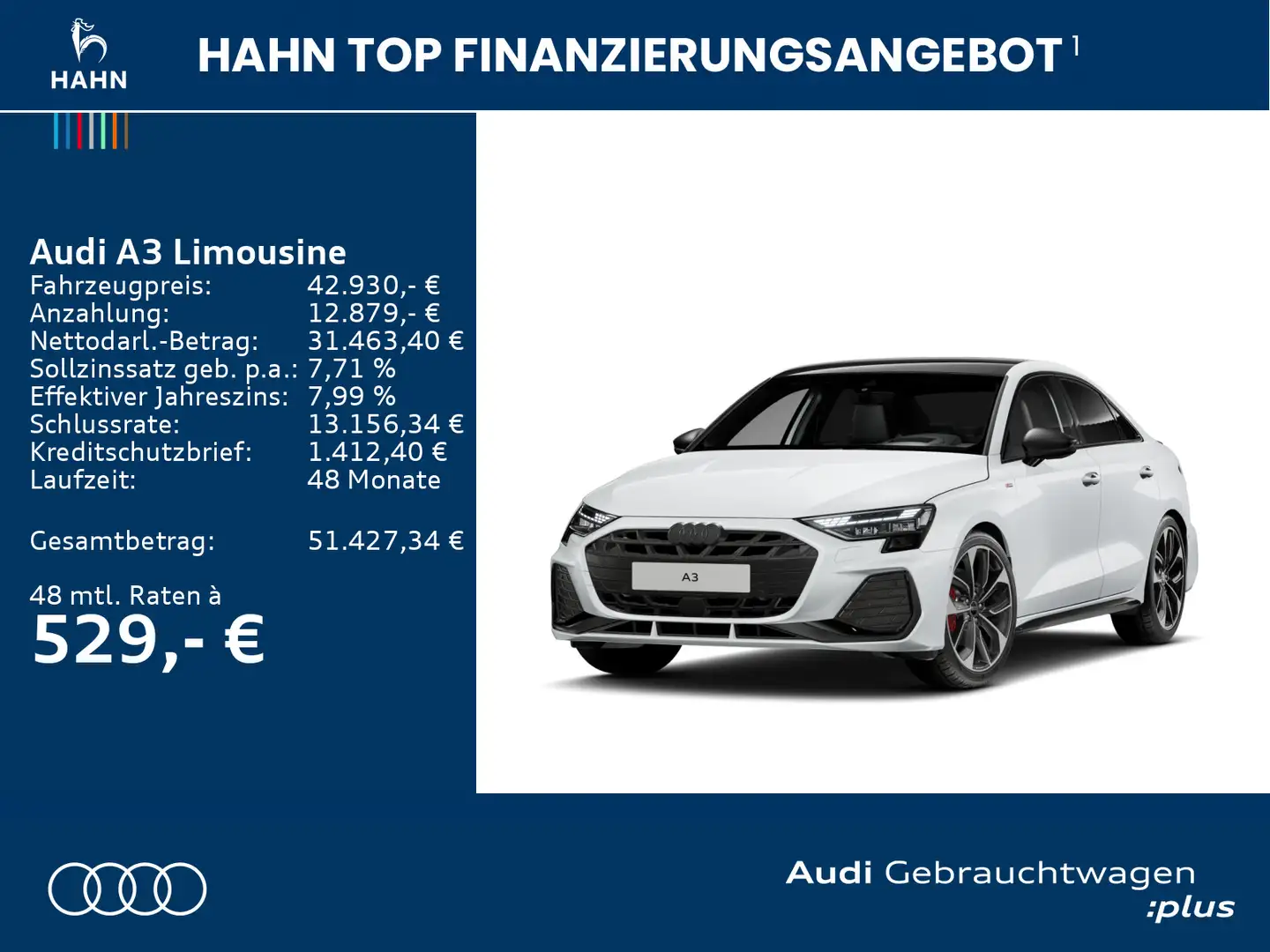 Audi A3 35TFSI S-trc S line HUD CAM AHK Weiß - 2