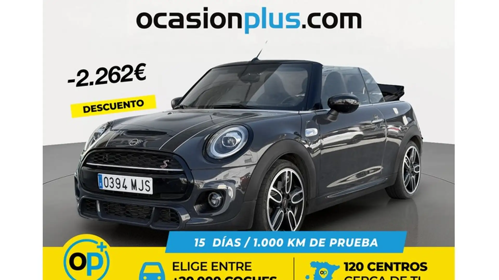 MINI Cooper S Cabrio 131kW Gris - 1