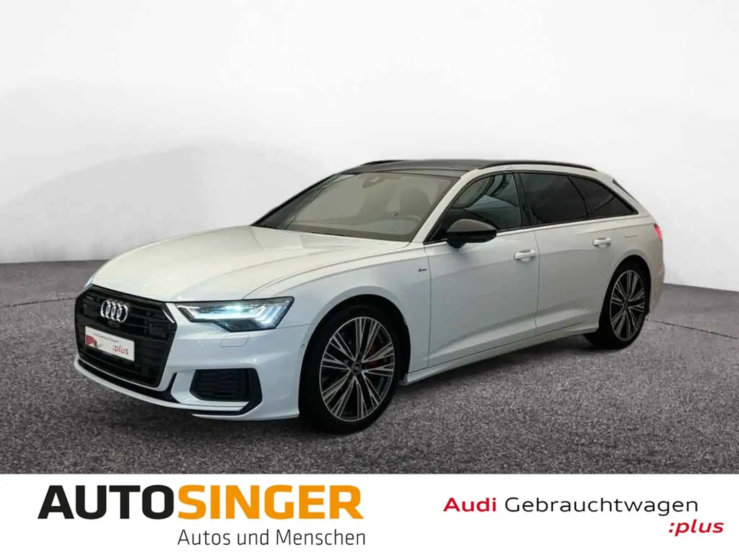Audi A6 Avant Sport 55 TFSI e qua *MATRIX*PANO*360* Weiß - 1