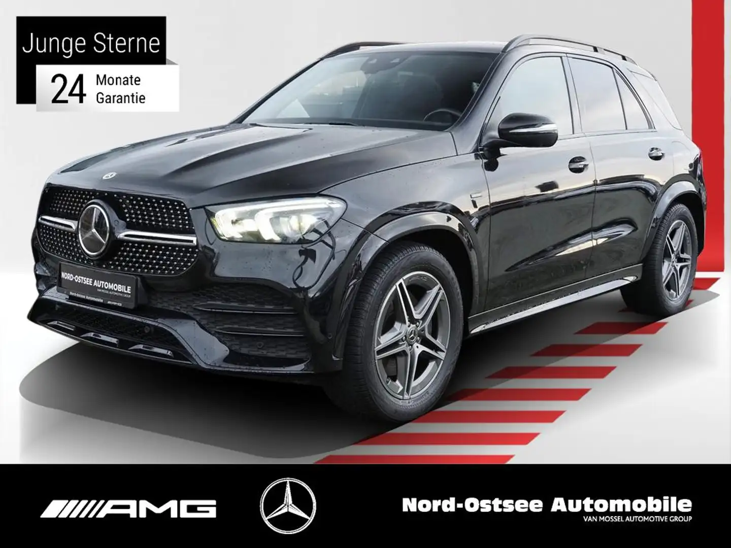 Mercedes-Benz GLE 350 e 4M AMG PANO NIGHT 360° KAMERA WIDESCR Schwarz - 1