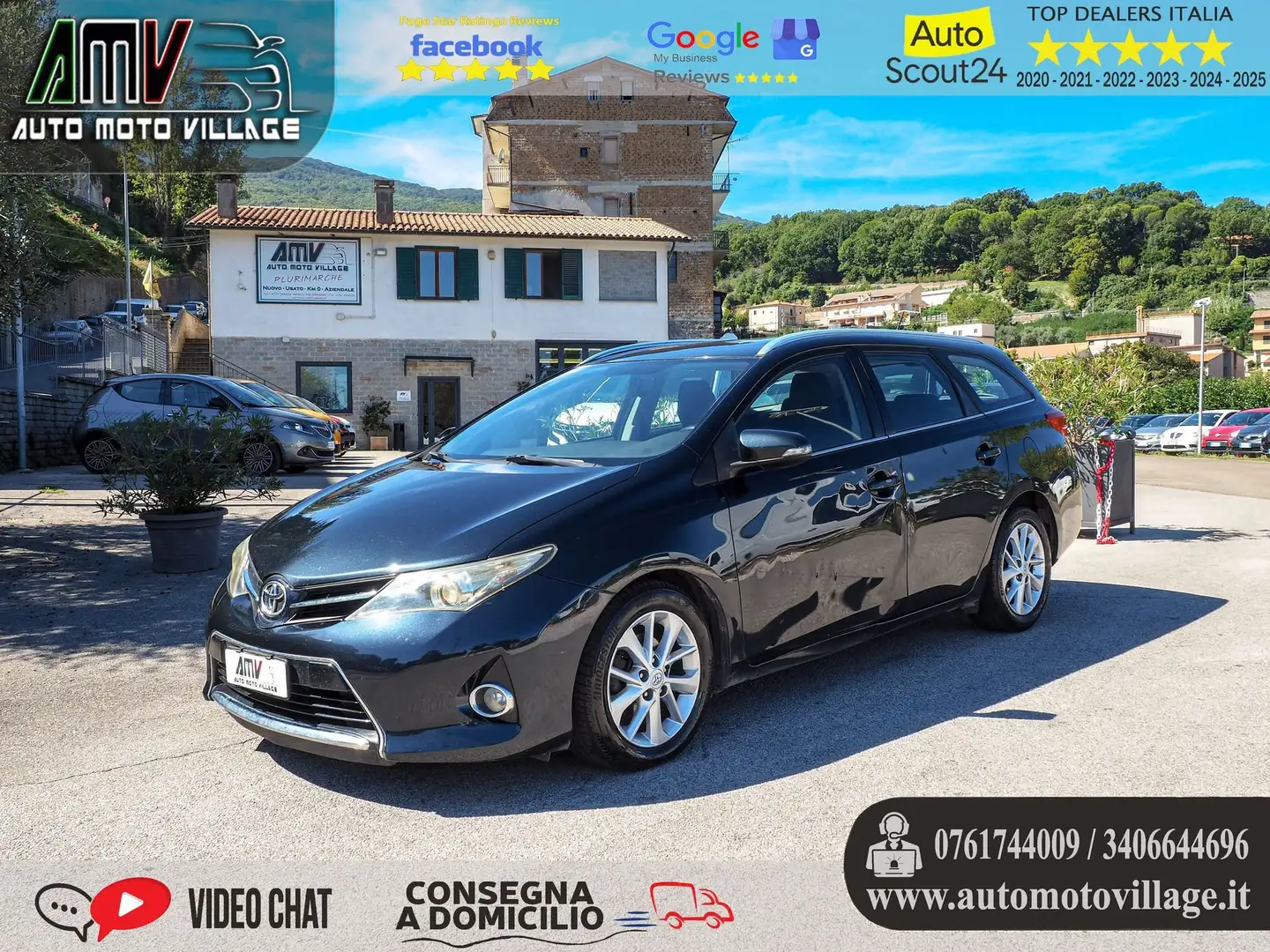 Toyota Auris Touring Sports 1.4 D-4D UNICO PROPRIETARIO Blu/Azzurro - 1