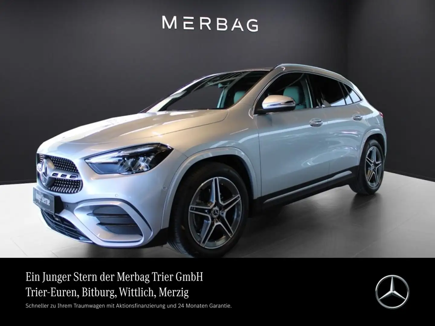 Mercedes-Benz GLA 220 d 4M *AMG Navi AHK Kamera Ambie Key-Go Silber - 1