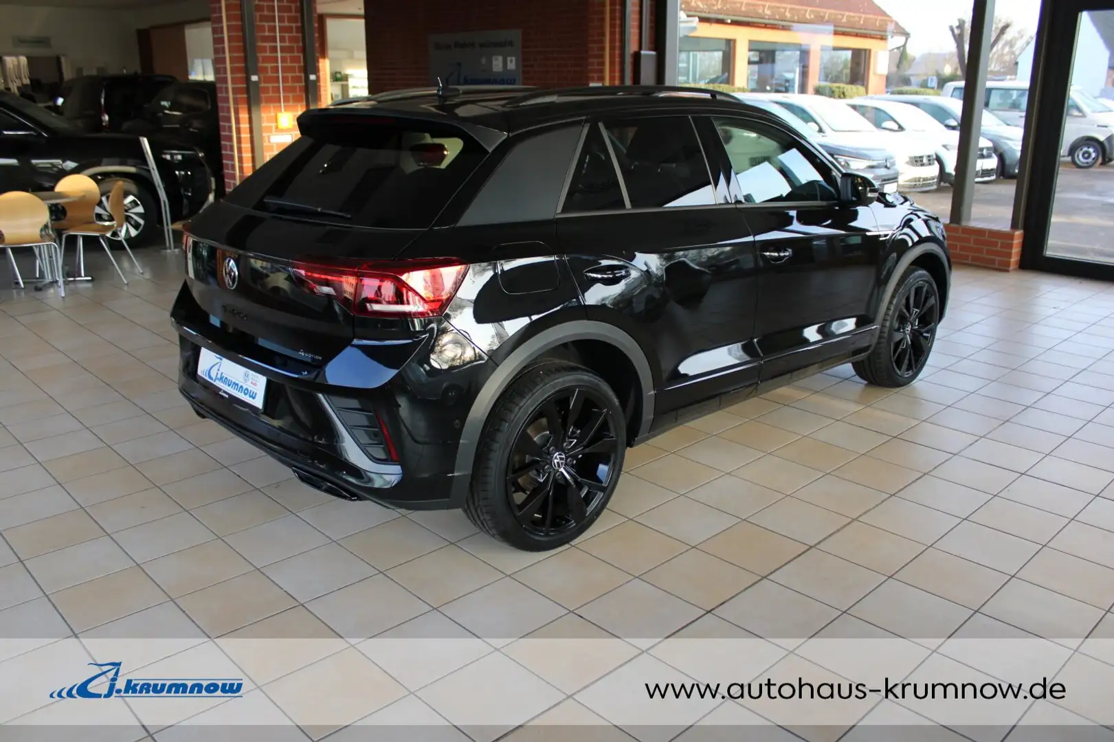 Volkswagen T-Roc T-Roc 2.0 TSI DSG R-Line AHK-LEDPlus-App connect Zwart - 2