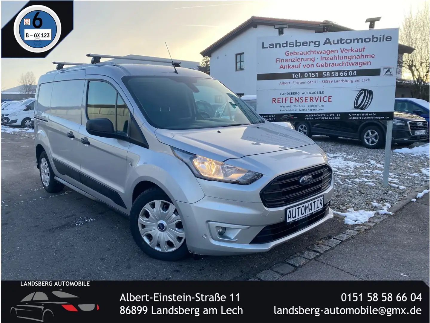 Ford Transit Connect Kasten lang Trend Silber - 1