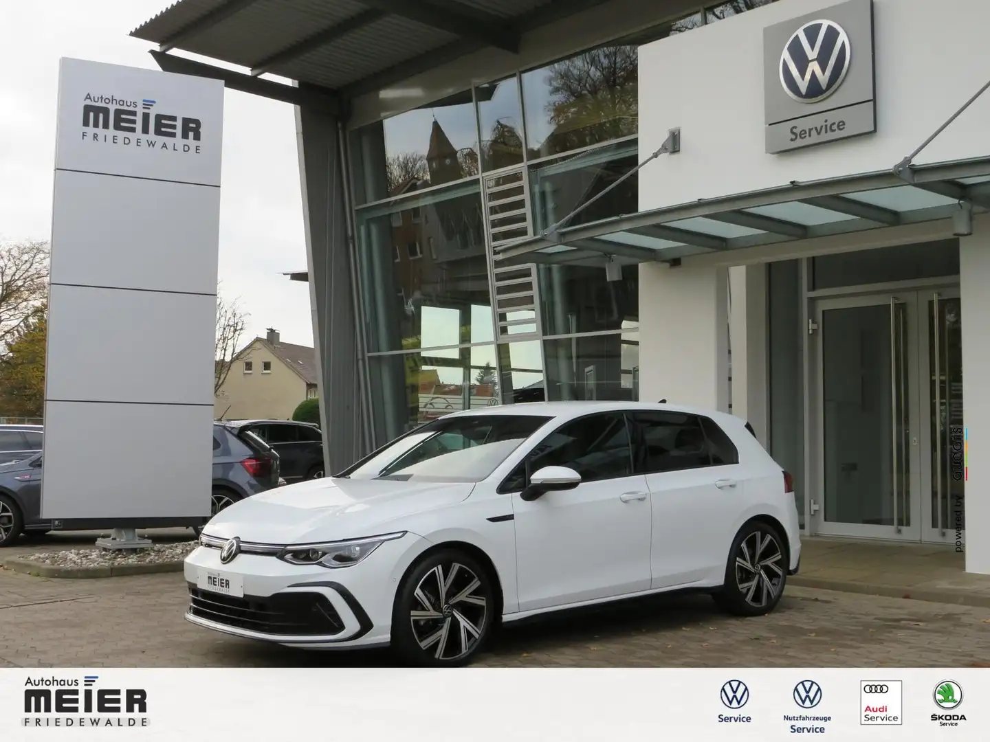 Volkswagen Golf VIII R-Line 1.5eTSI DSG AHK Navi Standh. Bianco - 1