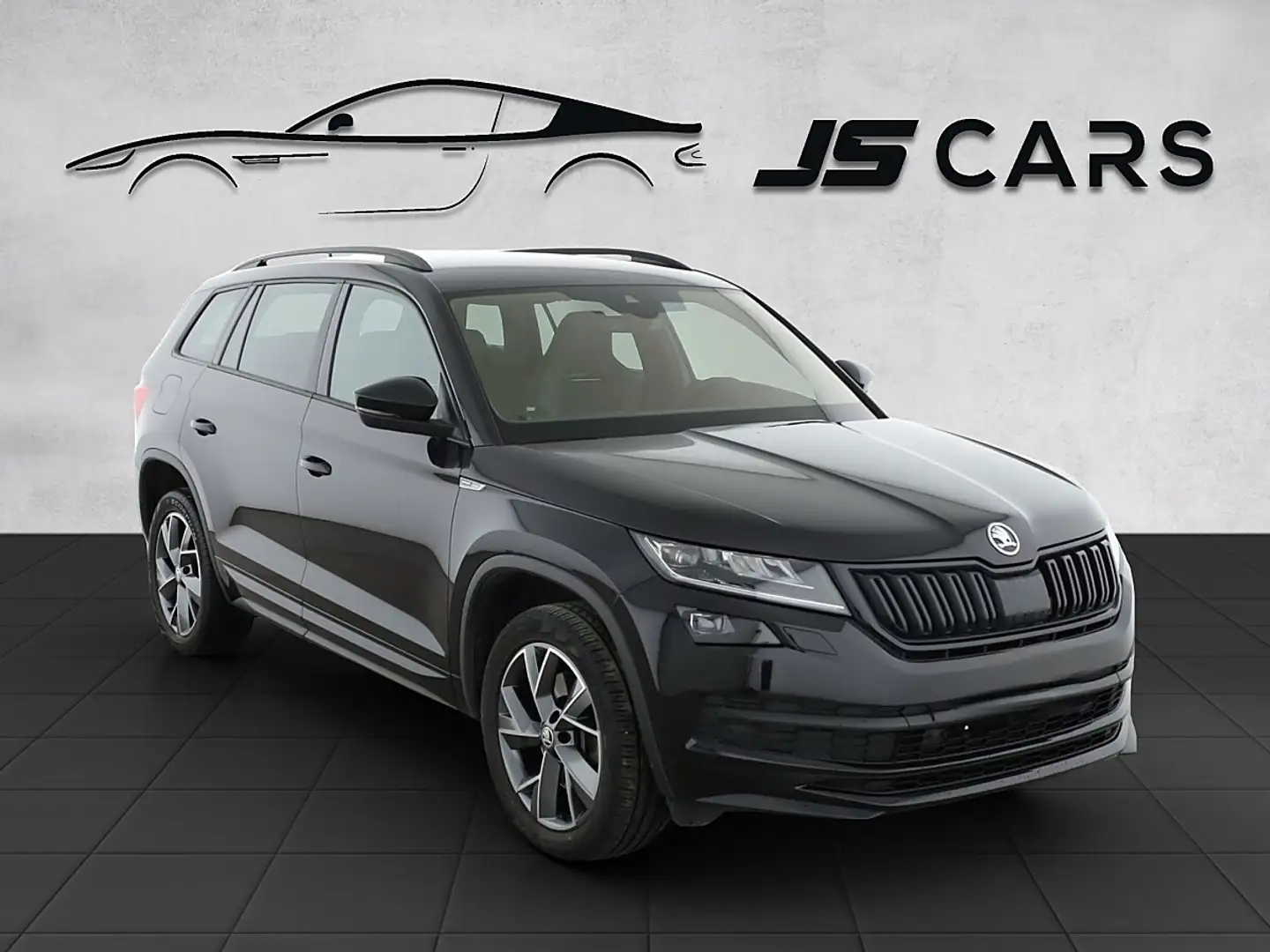 Skoda Kodiaq 2,0 TDI SCR 4x4 Sportline DSG 1. Hand Schwarz - 1