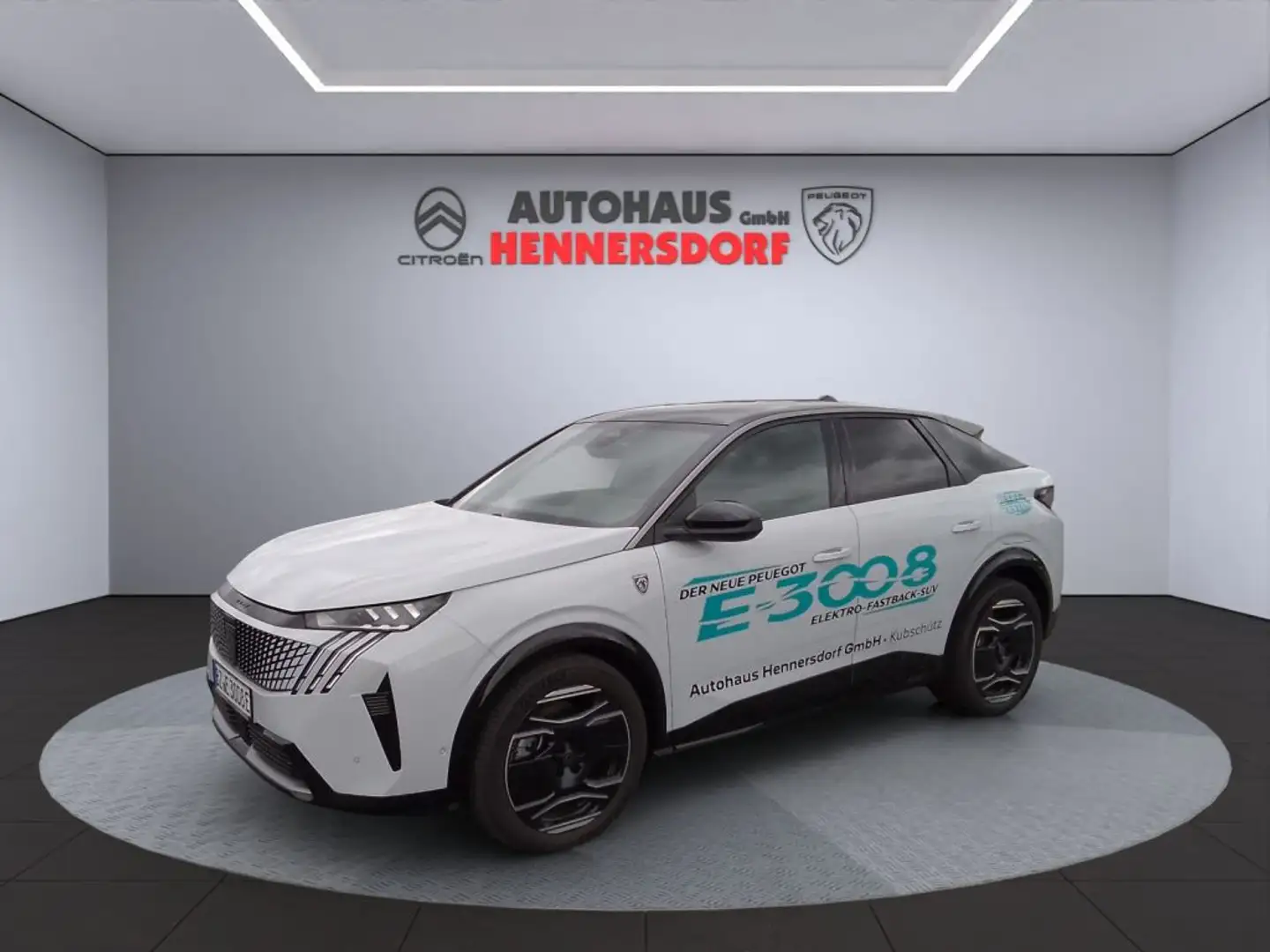 Peugeot 3008 Elektro 210 GT Weiß - 1