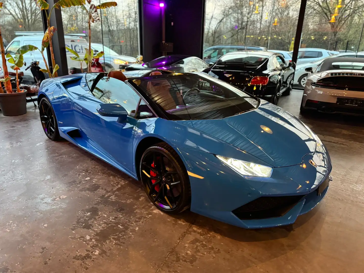 Lamborghini Huracán Huracan Spyder 5.2i V10 40v LP610-4 Bleu - 1