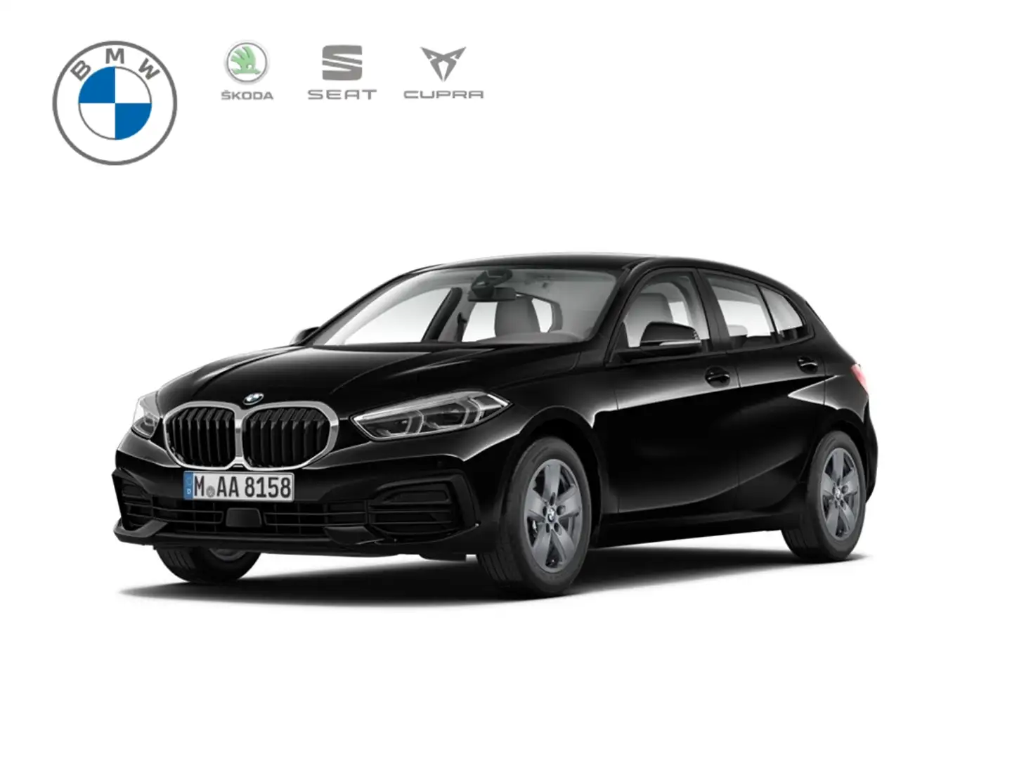 BMW 116 i Advantage 6-GANG KLIMA+SHZG+LED+PDC+DAB+NAVI+LOR Schwarz - 1