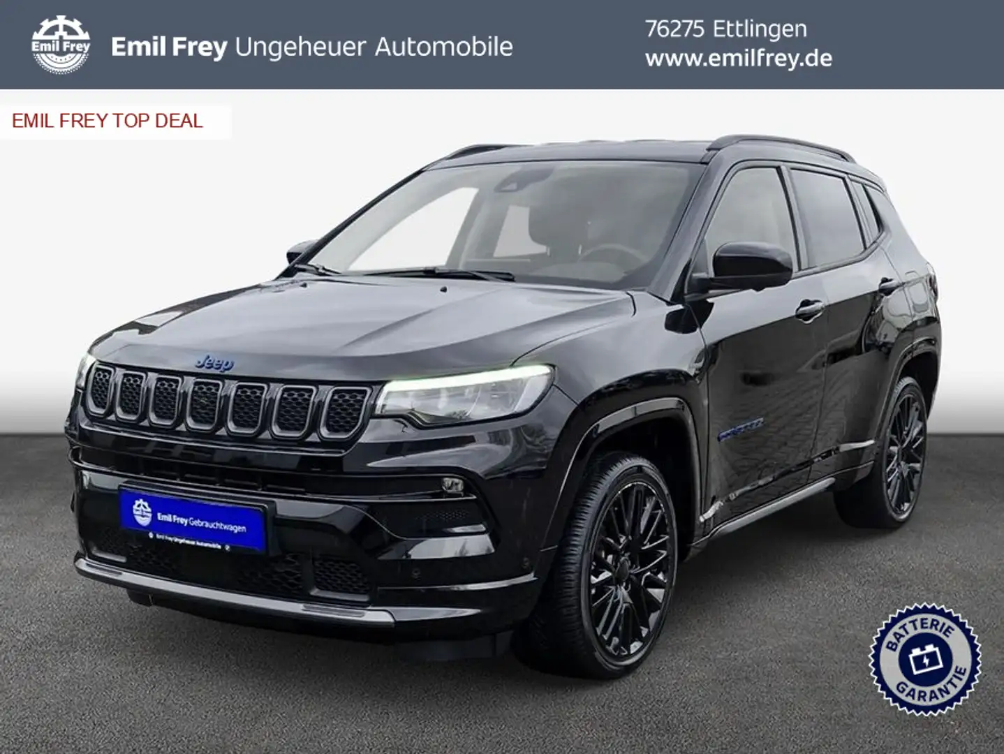 Jeep Compass 1.3 T4 4xe PLUG-IN HYBRID Automatik S Noir - 1