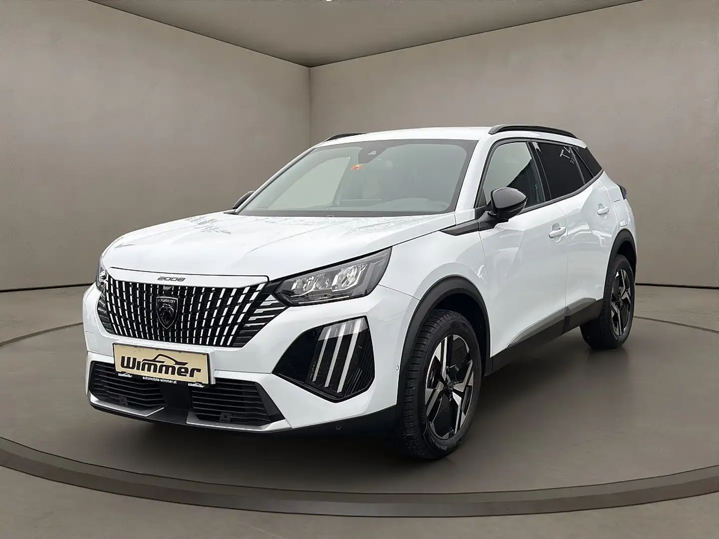 Peugeot 2008 Hybrid 145 e-DCS6 Allure Weiß - 1