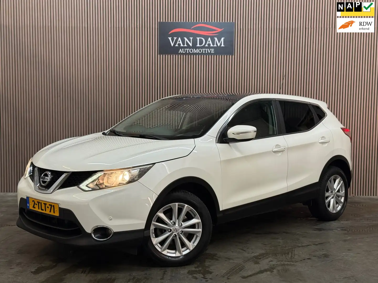 Nissan Qashqai 1.2 Connect Edition 2014 NAP CLIMA CRUISE PDC Blanc - 1