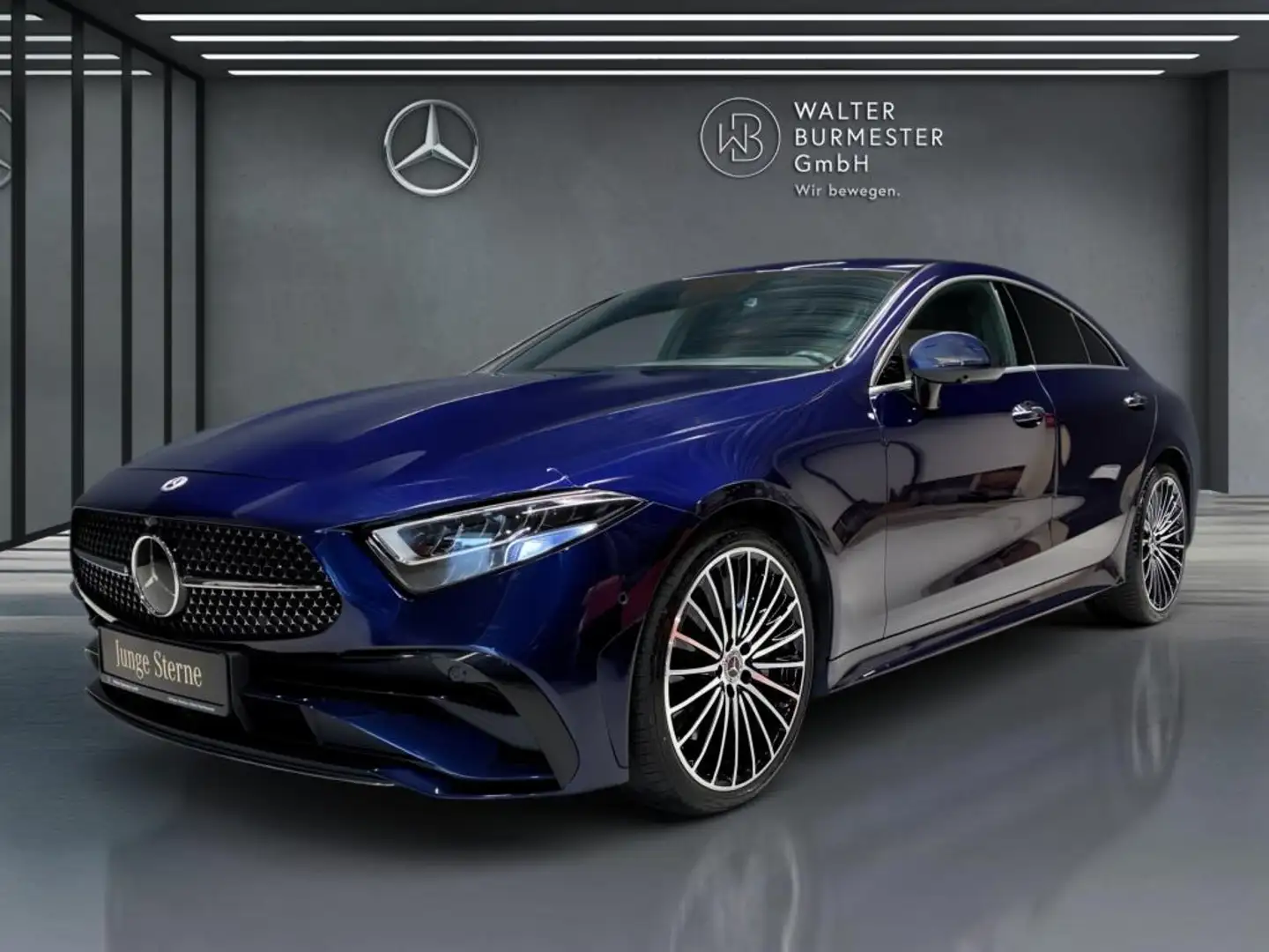 Mercedes-Benz CLS 400 d 4M AMG+Distronic+Ambiente+MBUX+SHD+NAV Modrá - 1