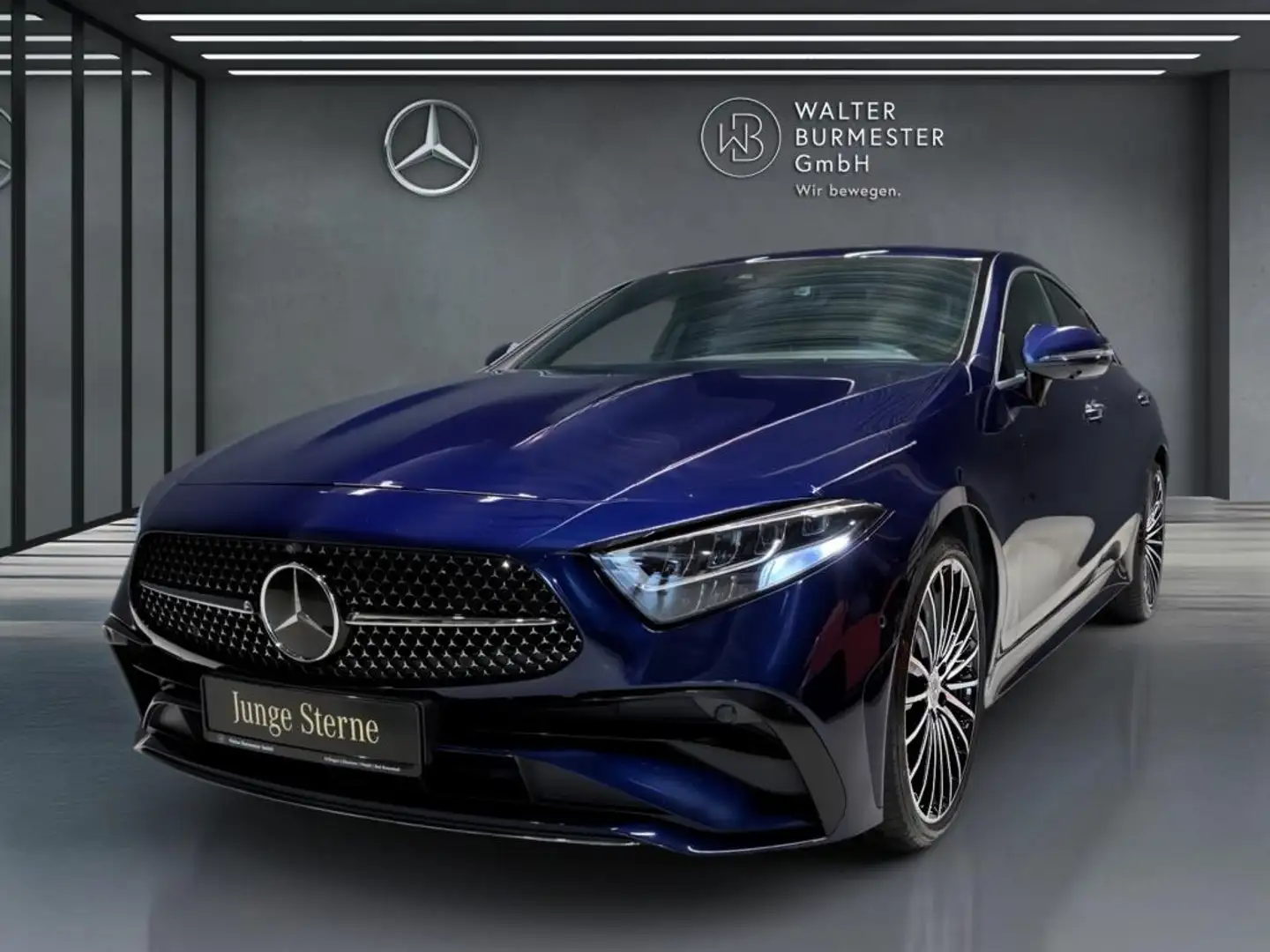 Mercedes-Benz CLS 400 d 4M AMG+Distronic+Ambiente+MBUX+SHD+NAV Modrá - 2