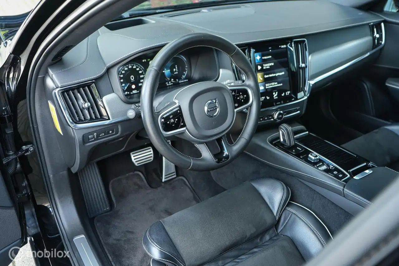 Volvo V90 2.0 T8 AWD R-Design Stoel en stuurwielverwarming, миниатюра 28