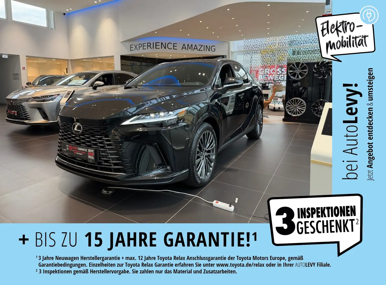 Lexus RX 450h + Plug-In +Panorama+Head-Up+Sitzbelüftung Negru - 1