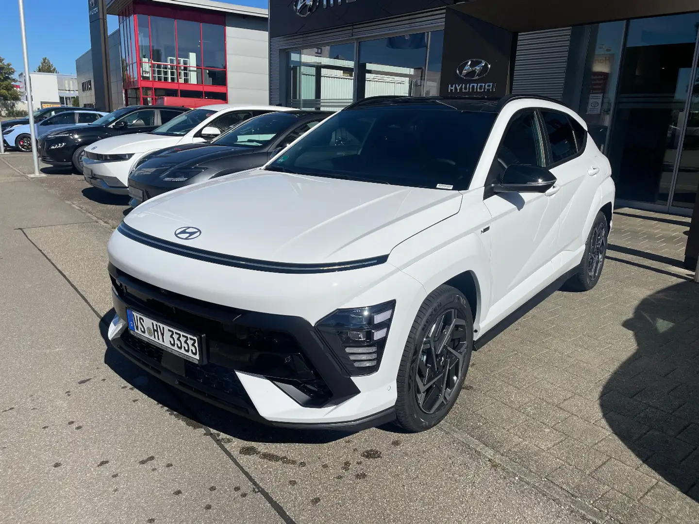 Hyundai KONA 1.6 T-Gdi 198PS DCT 4WD N LINE Navi Weiß - 1