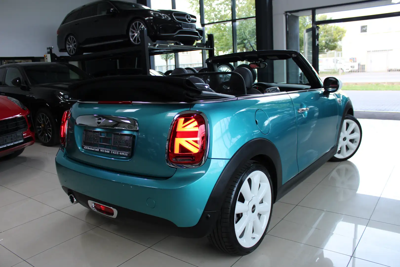MINI Cooper Cabrio PEPPER-SPORTPAKET LEDER NAVI ALU18" GARANTIE TOP* Blau - 2