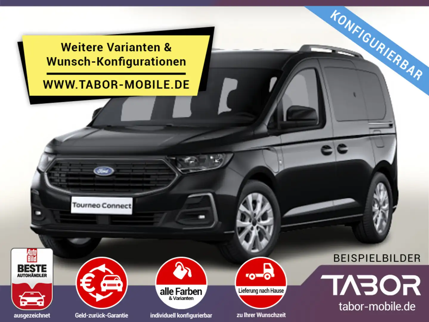 Ford Tourneo Connect PHEV 150 Tit ACC Kam Nav 17Z Weiß - 1