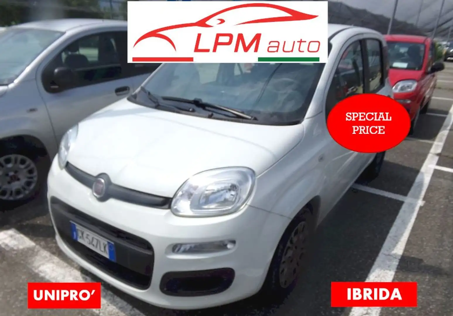 Fiat Panda 1.0 hybrid 40000km ANNO 2022 AZIENDALE UNIPRO Blanc - 1