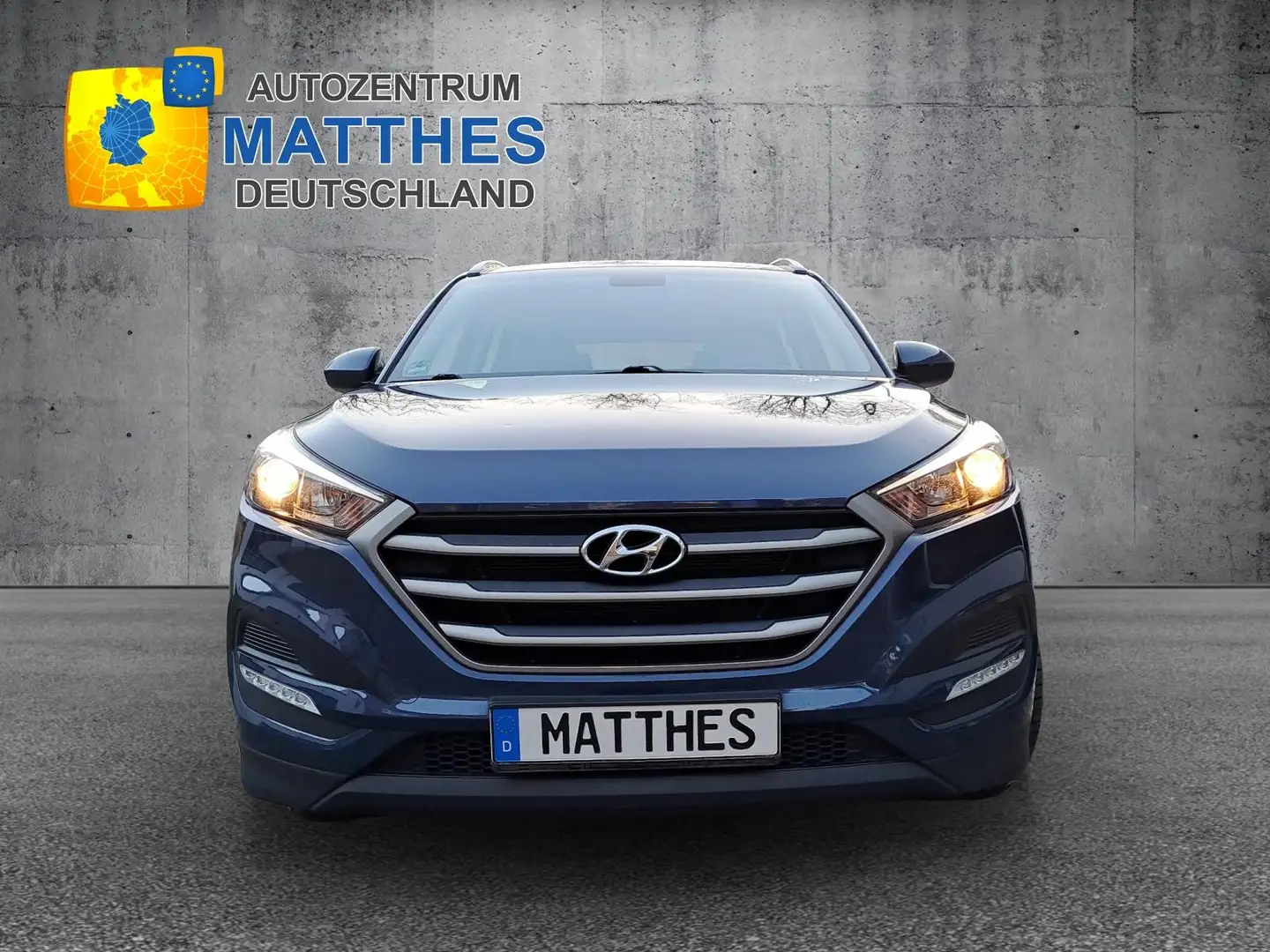Hyundai TUCSON Classic Blue 1.6 Navi Kamera SHZ Tempomat Modrá - 2
