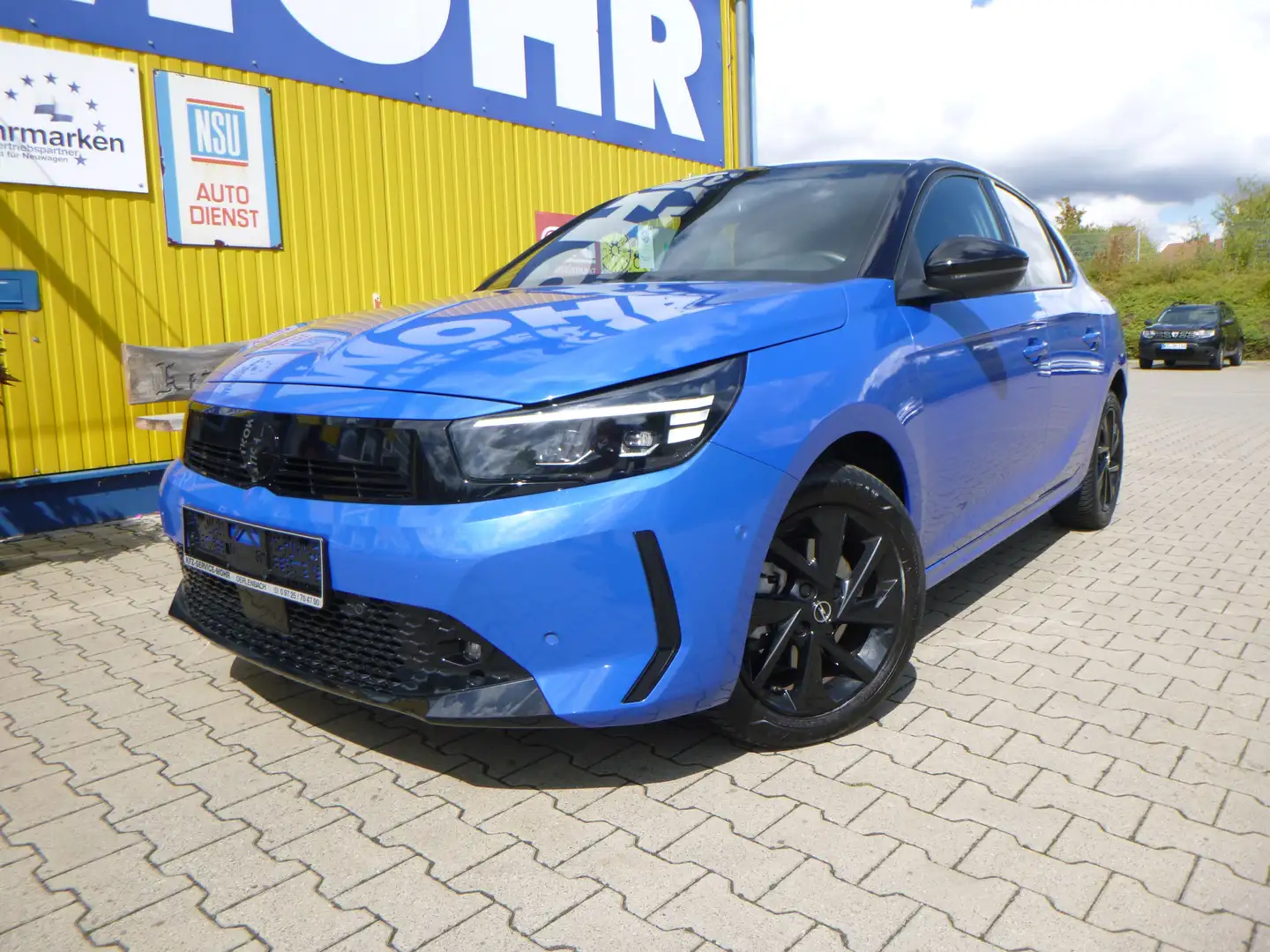 Opel Corsa GS Line; Blau, Dach Schwarz; sauberes Auto; TOP! Blauw - 1