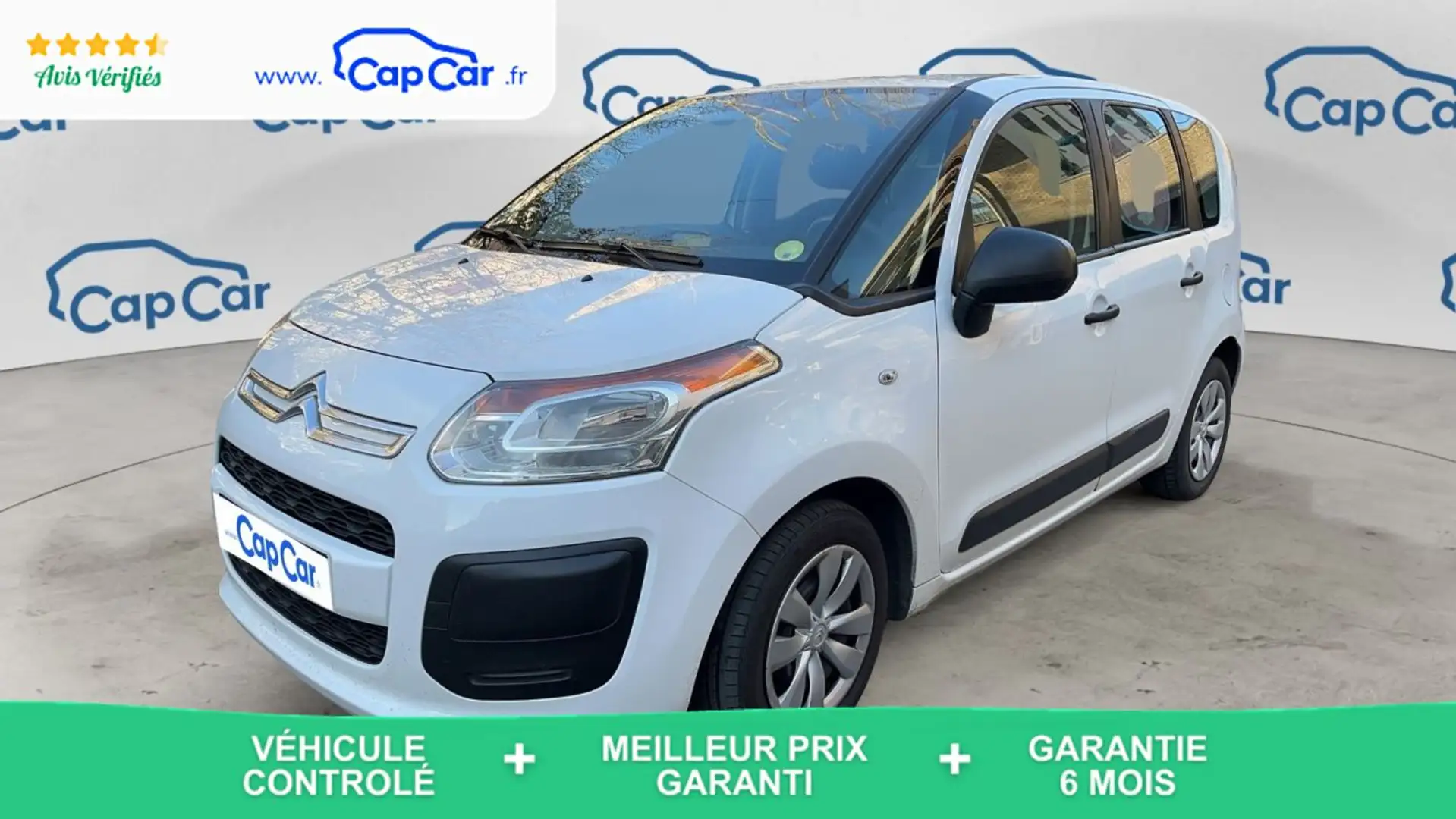 Citroen C3 Picasso 1.6 HDi 92 Confort Blanc - 1