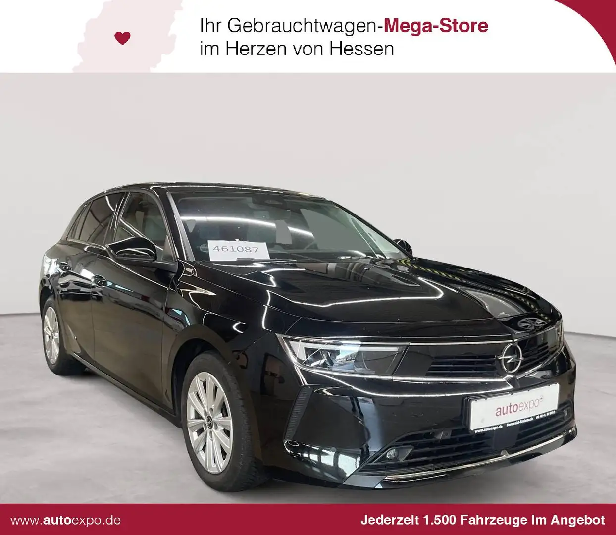 Opel Astra Astra 1.2 Turbo Elegance Kam PDC Noir - 1